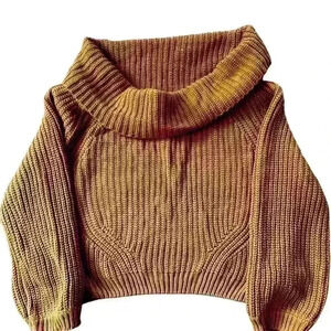 Lulus‎ cable knit, drop shoulder, cowl neck sweater. Size XL
